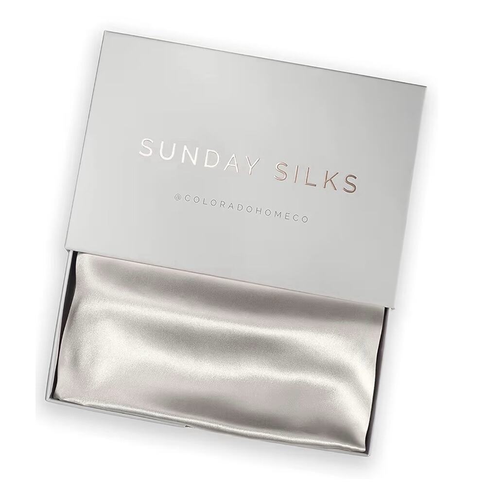 SUNDAYSILKS| 100% Mulberry Silk Pillowcase 20 X 30 Off White